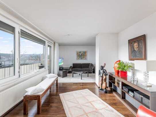 Lichtdurchflutete Penthouse-Wohnung mit großer Süd-Dachterrasse und Schwarzwaldblick – PF-Nordstadt