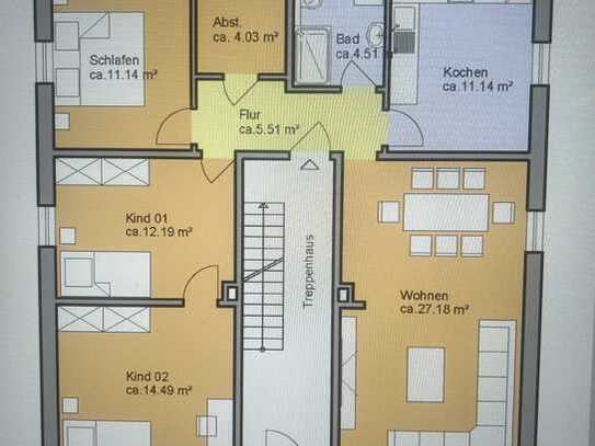 Schöne, sanierte 4,5-Zimmer-Wohnung mit gehobener Innenausstattung zur Miete in Essen