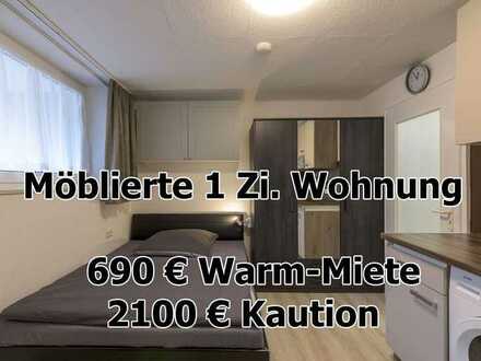 ab sofort- möbliertes 1 Zimmer Apartment in zentraler Lage in Pforzheim