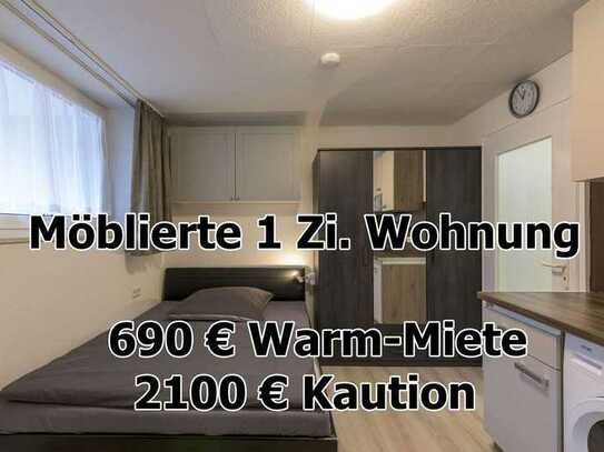 ab sofort- möbliertes 1 Zimmer Apartment in zentraler Lage in Pforzheim