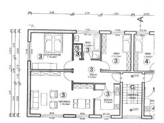 Modernisierte 3,5-Zimmer-Wohnung in Stolberg Mausbach