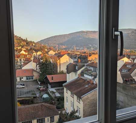 Exklusive Luxus-Maisonette mit Panoramablick auf das Heidelberger Schloss