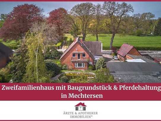 Zweifamilienhaus mit Baugrundstück & Pferdehaltung in Mechtersen