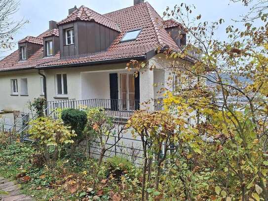 Charmante Gartenwohnung mit Stadtblick