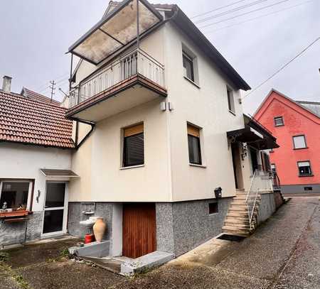 Mach mehr draus!! Renoviertes EFH 
mit Nebengebäude, Garten, Bauplatz 
in Wörth-Schaidt