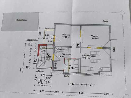 Schöne 5 Zimmer Maisonette-Wohnung mit Balkon in Schriesheim