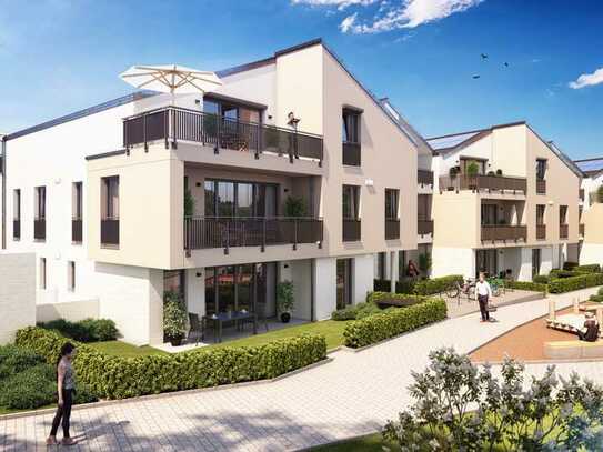 NEUBAU - schöne 3-Zimmer-Wohnung mit Loggia im EG