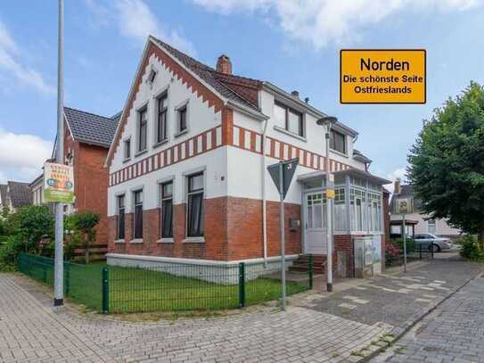 Ansprechendes, flexibel nutzbares Wohnhaus als Baudenkmal im Herzen der Stadt Norden!