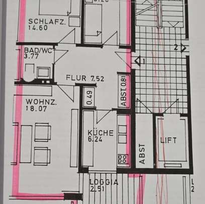 Befristet: Nur für 2 Monaten 3-Raum-Wohnung mit Balkon in München Aubing