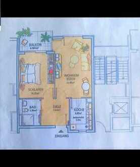 2 Zimmer- MA Lindenhof Top Lage (Schwimmbad und Restaurant im Haus) letzte Preisanpassung