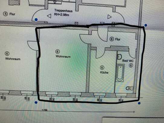 Freundliche und vollständig renovierte 1-Zimmer-Wohnung in Oranienburg