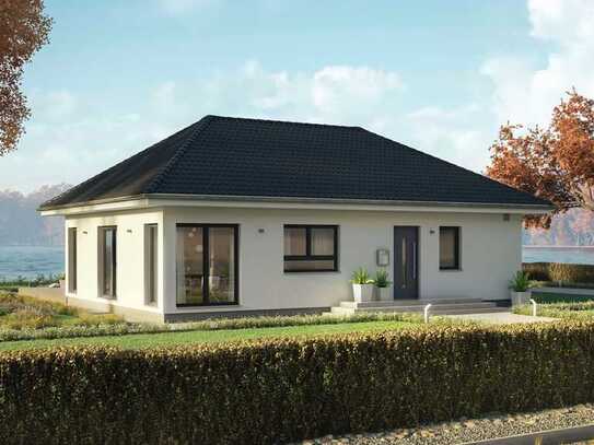 Der elegante Bungalow mit modernem Walmdach