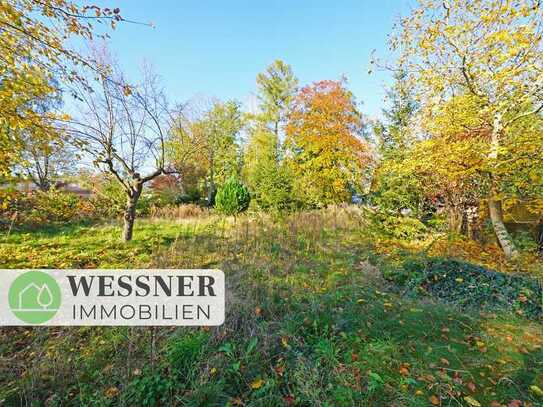 Schönes Baugrundstück mit Südausrichtung + ruhige Lage und S-Bahn-Nähe - Teilfläche A