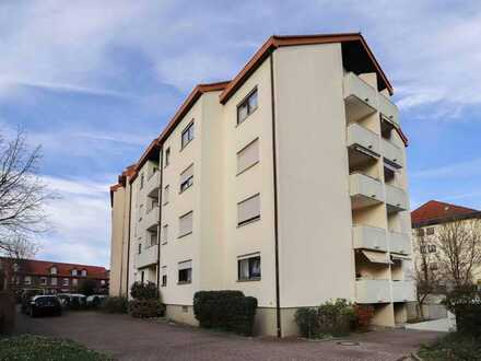 Erbbauobjekt - Vermietete Wohnung mit tollem Balkon und Garage