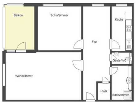 Renovierte 2-Raum-Wohnung mit Balkon und Einbauküche in Bad Neuenahr