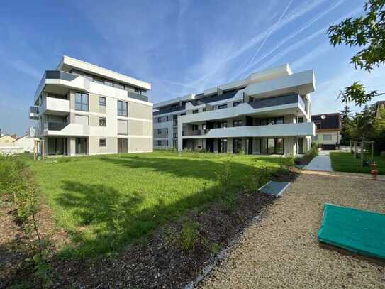 Erstbezug Neubau-Erdgeschosswohnung mit Garten und neuer Einbauküche in Schwieberdingen