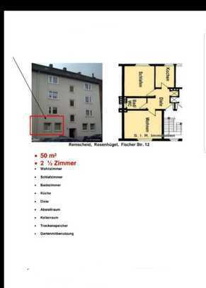 bezugsfertige Erdgeschosswohnung 355 € - 50.0 m² - 2.5 Zi.