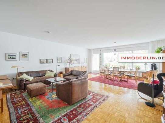 IMMOBERLIN.DE - Familienfreundliche Wohnung mit großer Westloggia + separatem Arbeits-/Gästebereich