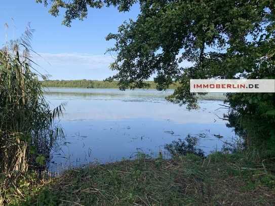 IMMOBERLIN.DE - Wassergrundstück mit Seeblick! Exzellentes Bauland am Zeesener See