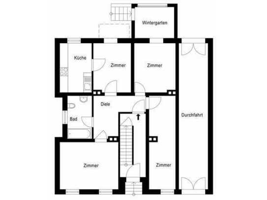 50% Mietnachlass für Renovierung, 4-Zimmer-Wohnung