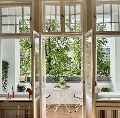 Altbauwohnung mit Spreeblick, 4-Zimmer + Balkon