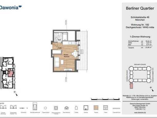 *Helle DG Wohnung* in München-Schwabing*