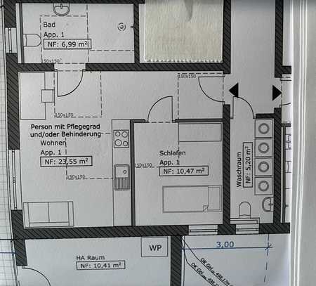 Für ROLLSTUHLFAHRER/IN - EG Wohnung mit 2 Terrassen