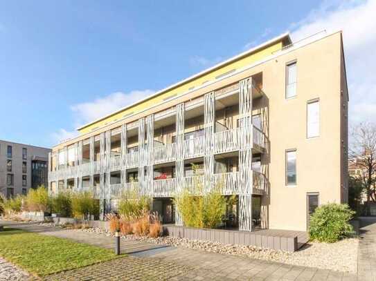 Moderne Erdgeschosswohnung mit großer Terrasse und TG-Stellplatz!