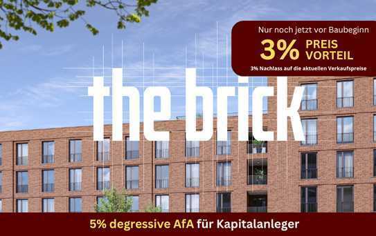Neu: 3,5 oder 4 Zimmer Wohnung - Urbanes Wohnen in "the brick" in Freiburg
