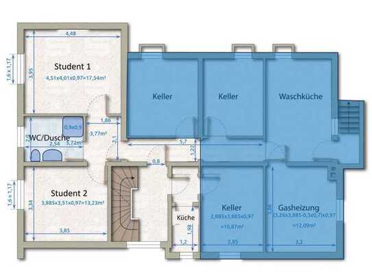 2er-WG in Elsen – Erstbezug nach Renovierung Vollmöbliert *ideal für Studenten*