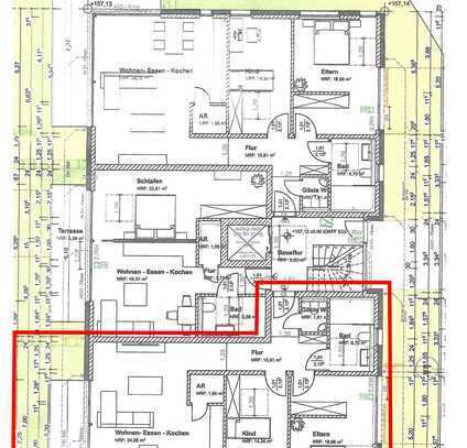 Erstbezug! Exklusiver Neubau, 3-Zimmer-Wohnung im Erdgeschoss mit Terrasse und Grünfläche