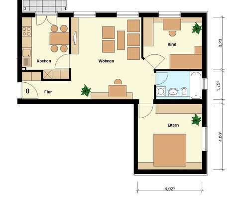 Stilvolle helle 3-Raum-Wohnung in Konstanz