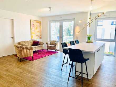 Exklusive, neuwertige 2-Zimmer-Wohnung mit Balkon und Einbauküche in Düsseldorf
