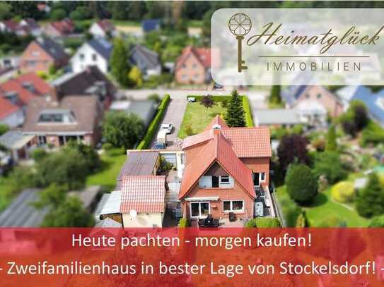 Heute pachten, morgen kaufen!
Zweifamilienhaus in bester Lage von Stockelsdorf + pot. Baugrundstück