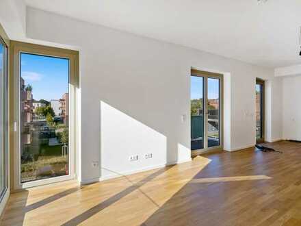 3-Zi Whg. mit Einbauküche & Mittelinsel + 2 Bäder (davon ein Fensterbad), bezugsbereit, gr. Balkon