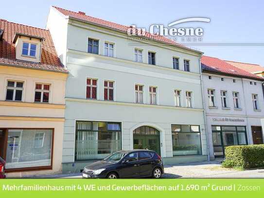 Mehrfamilienhaus mit 4 WE und Gewerbe auf 1.690 m² Grund