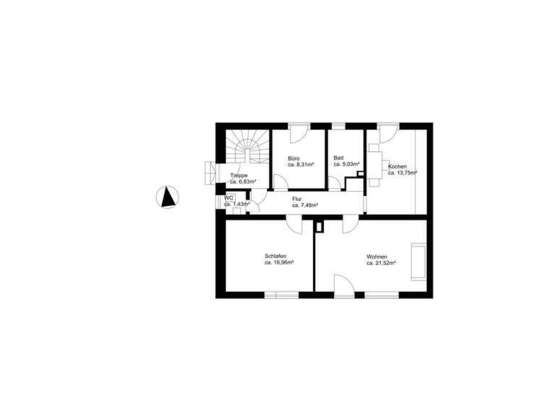 Gut geschnittene 3,5 Raum-Wohnung in München Solln