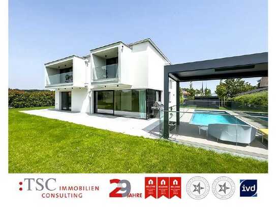 Starnberg-Söcking | Luxuriöses Neubau-Einfamilienhaus mit Outdoor-Pool und Energieeffizienz A+