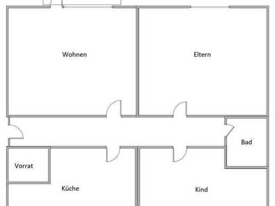 Freundliche und gepflegte 3-Zimmer-Erdgeschosswohnung mit Balkon in Hamm