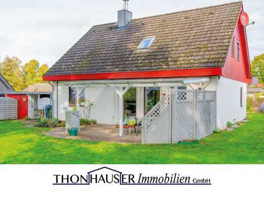 Einfamilienhaus mit Kamin und Carport in Sackgassenlage in 22929 Köthel