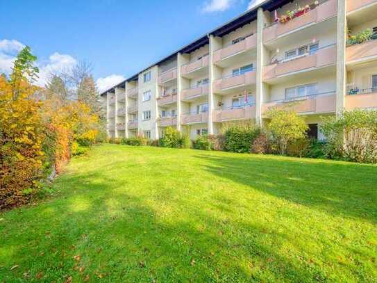 IMMOBERLIN.DE - Ruhig am Park! Kleine attraktive Wohnung mit Westloggia