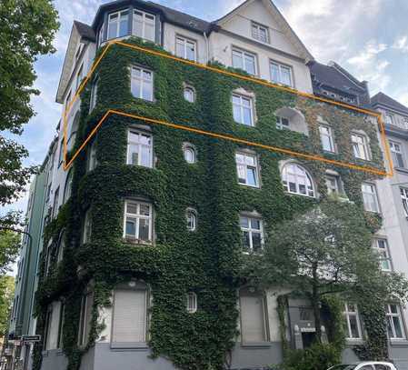 Schöne Altbau-Wohnung mit Kaminofen Nähe Fürstenplatz