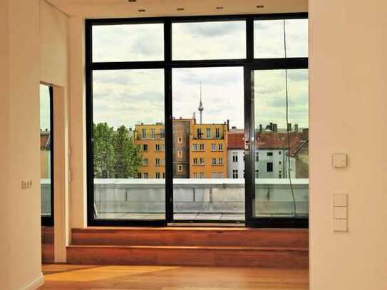 Hochwertige Dachgeschosswohnung mit Blick über Berlin