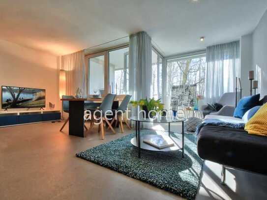 MÖBLIERT - MODERN STYLE - 1-Zimmer-Wohnung mit Balkon im Grünen