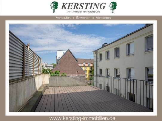 Krefeld City! Großzügige und lichtdurchflutete Wohnung mit großer Dachterrasse in zentraler Lage