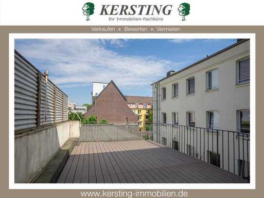 Krefeld City! Großzügige und lichtdurchflutete Wohnung mit großer Dachterrasse in zentraler Lage