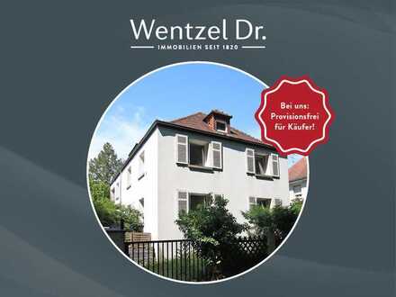 Provisionsfrei - Sanierungsbedürftige 132 QM-Wohnung mit Altbau Charme am Leonhard-Eißnert-Park