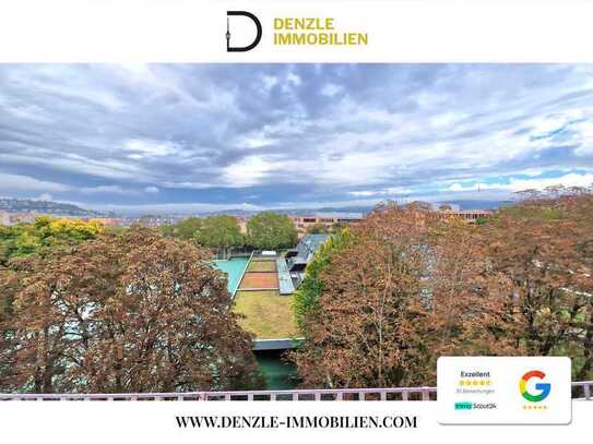 Helle & neu sanierte 1-Zim.-Whg. mit Blick über Stuttgart und Balkon