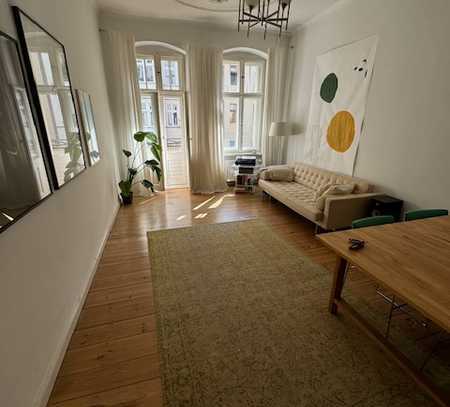 Prenzlauer Berg, Choriner Str, Stilvolle, geräumige, gepflegte 2-Zimmer-Wohnung mit Balkon und EBK