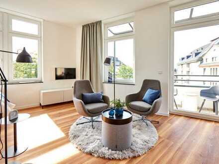 Schönes Apartment in Düsseldorf - Balkon, Klima, Nebenkosten alles inklusive